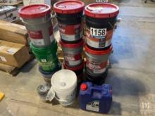 Lot of Hydraulic Oil, Transmission Fluid and Concrete Sealer