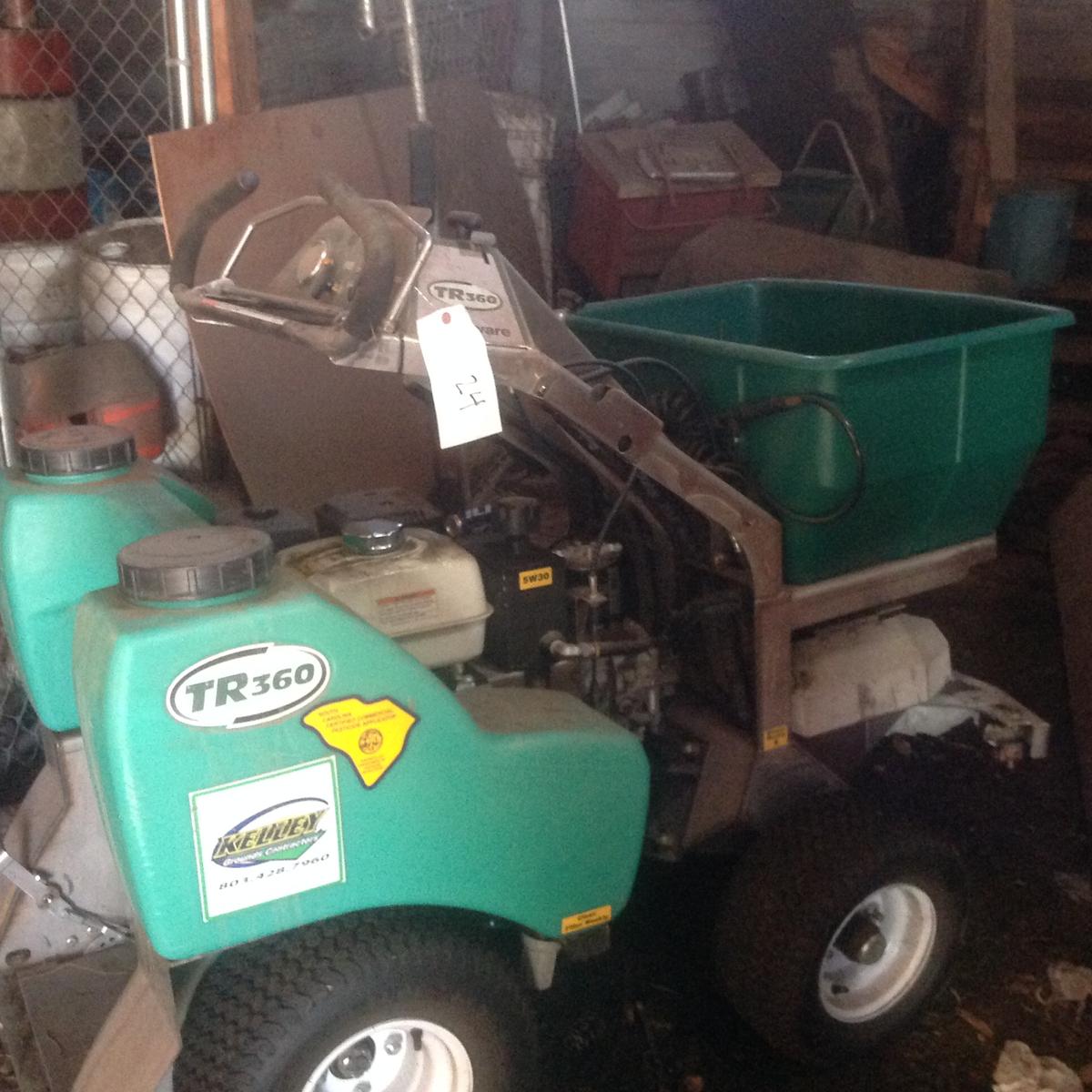 Turfware TR360 gas powered spreader