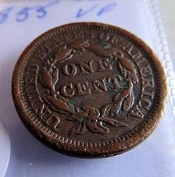1855 Large Cent