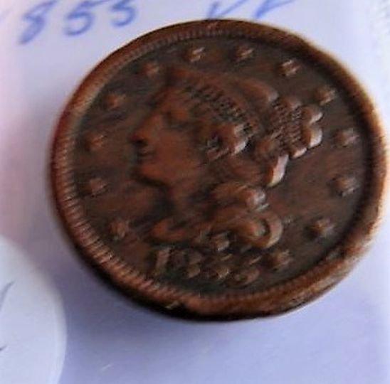 1855 Large Cent