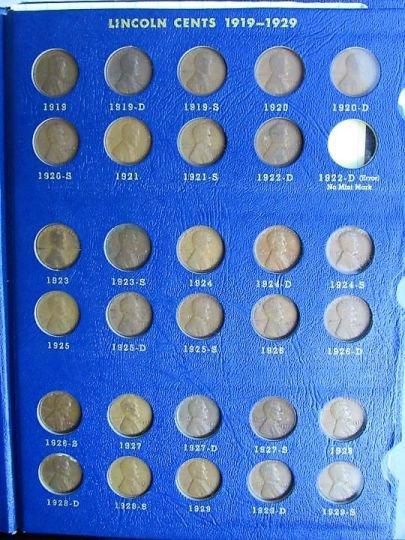 Nice Mostly Complete Set 1909-1940 Lincoln Cents