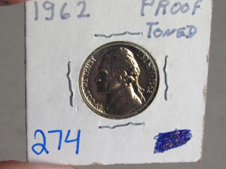 1962 Proof Nickel Toned