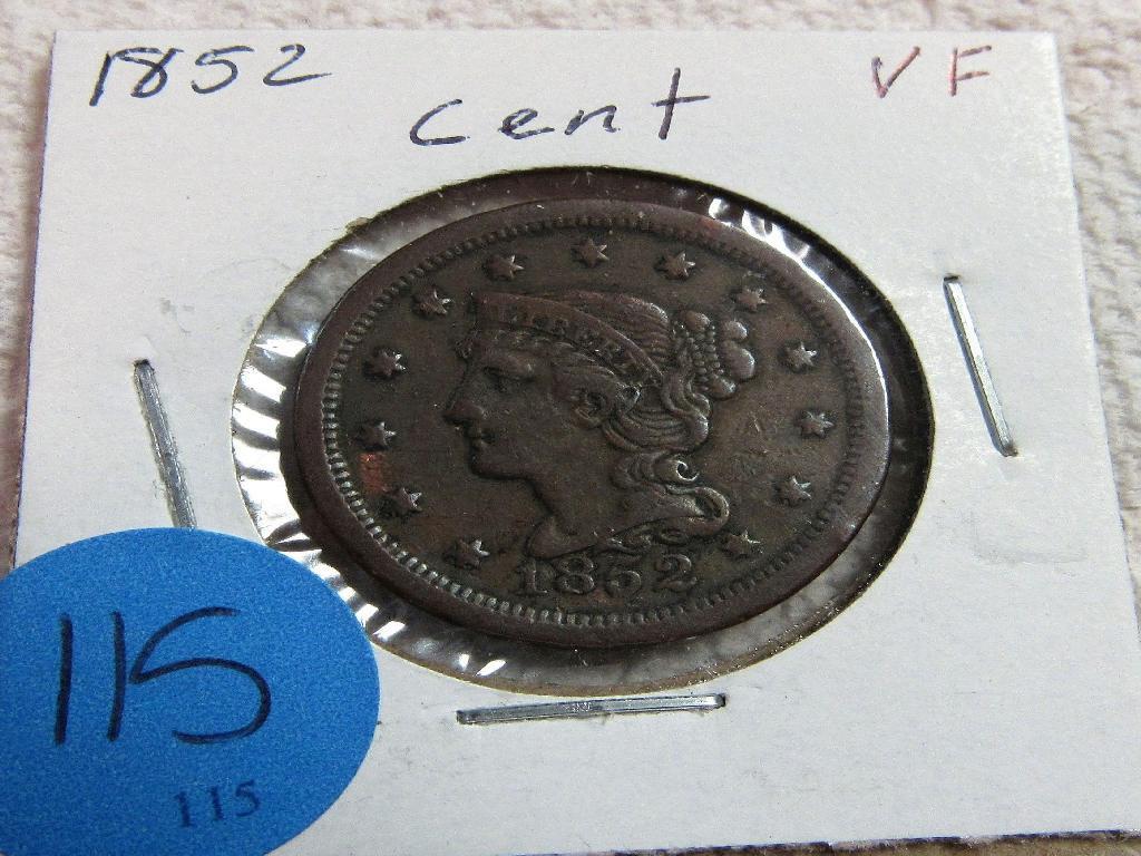 1852 Large Cent