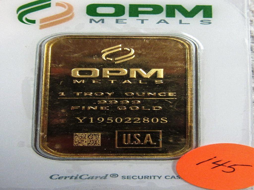 1 OZ OMP GOLD BAR   Y19502280S