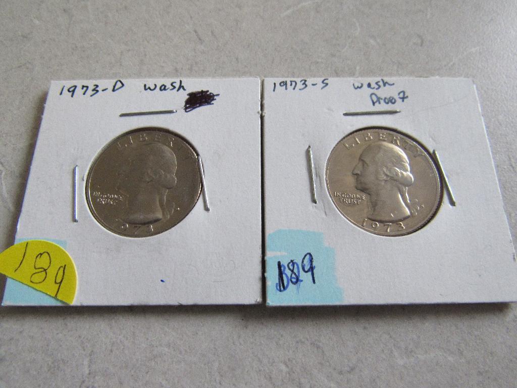 (2) Washington Quarters