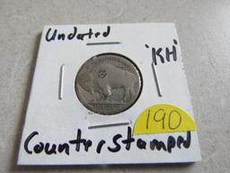 Buffalo Nickel w/Counter Stamp