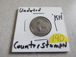 Buffalo Nickel w/Counter Stamp