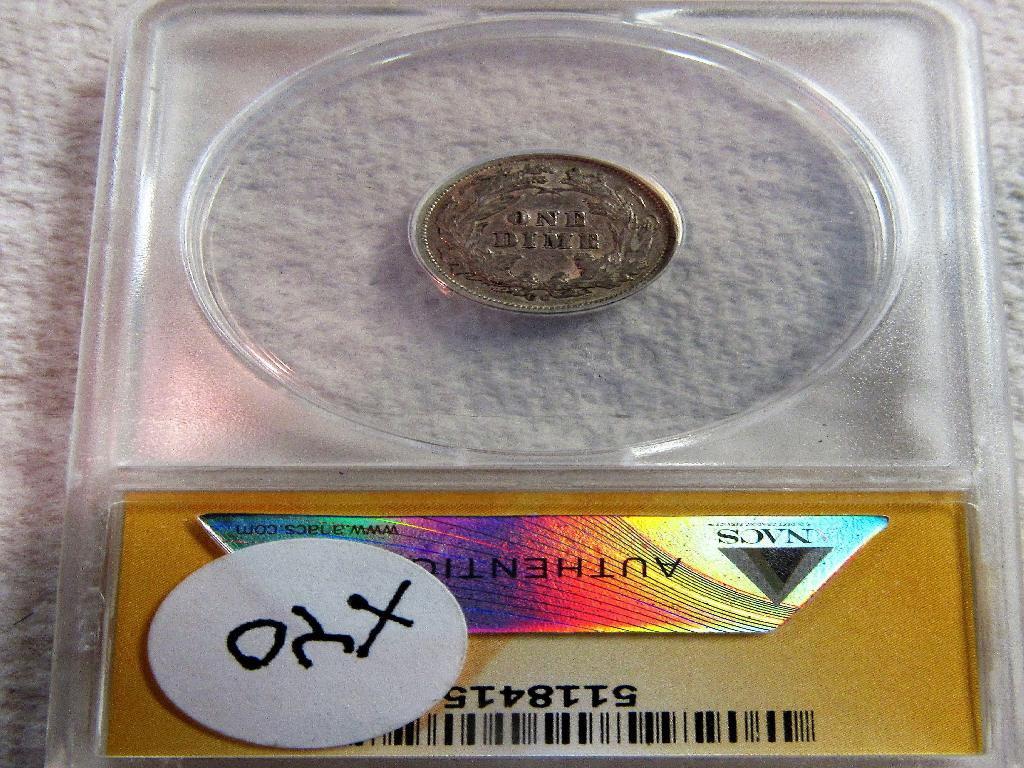 1877 CC Seated Dime