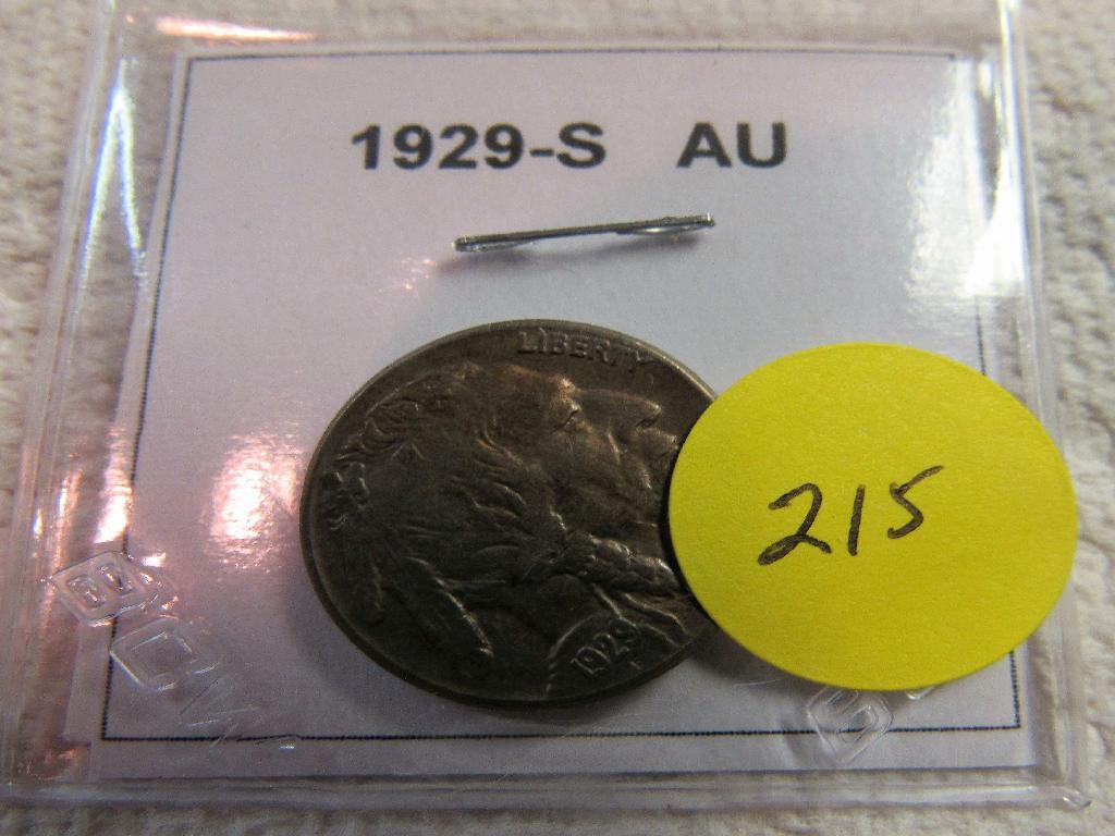 1929-S AU Buffalo Nickel