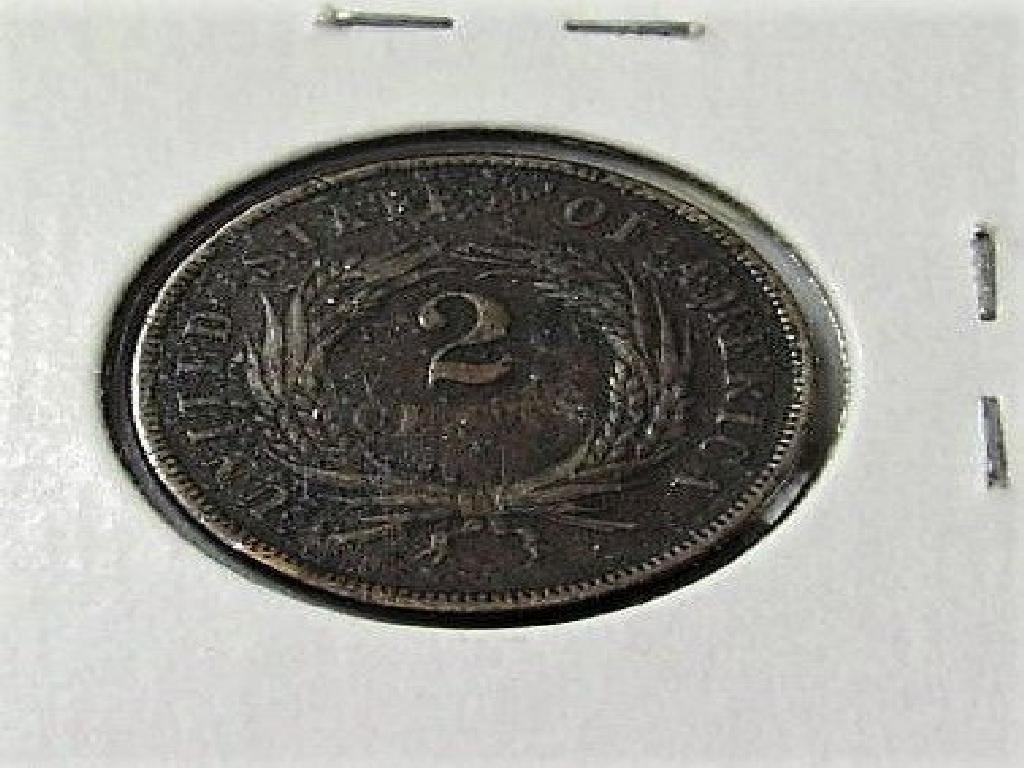 1864 2 Cent Piece