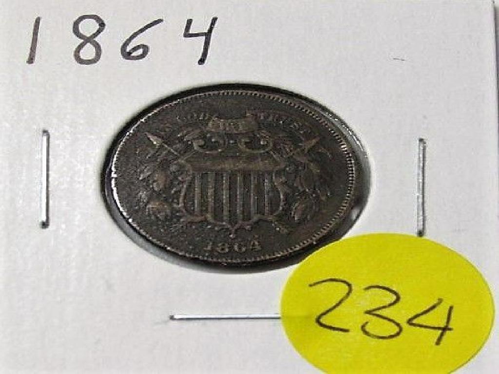 1864 2 Cent Piece