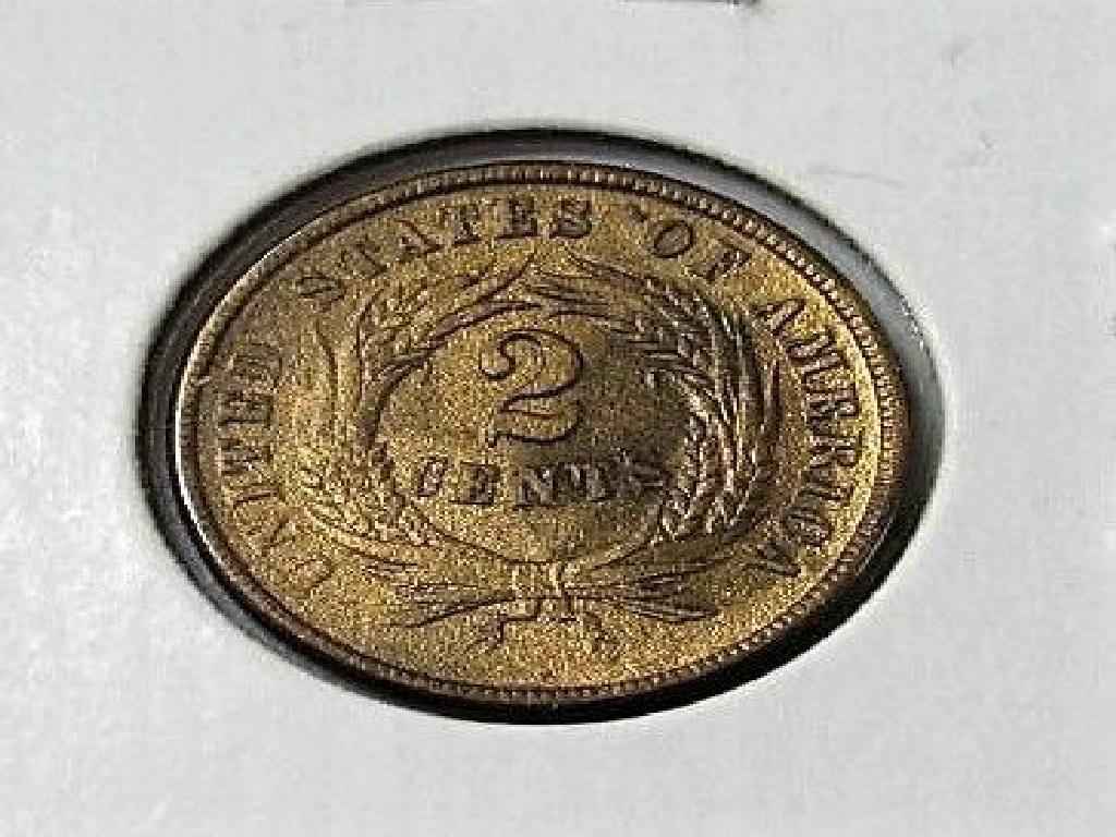 1864 2 Cent Piece