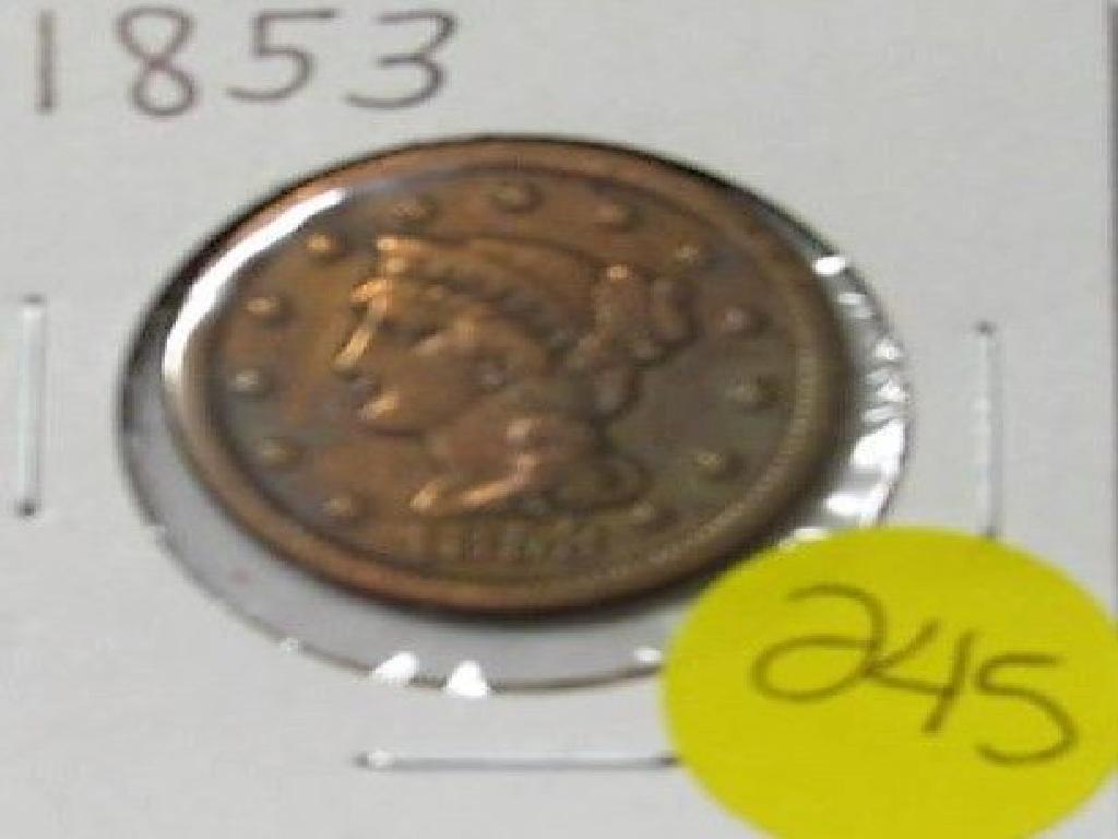 1853 Large Cent