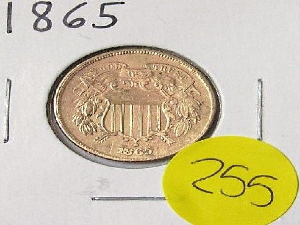 1865 2 Cent Piece