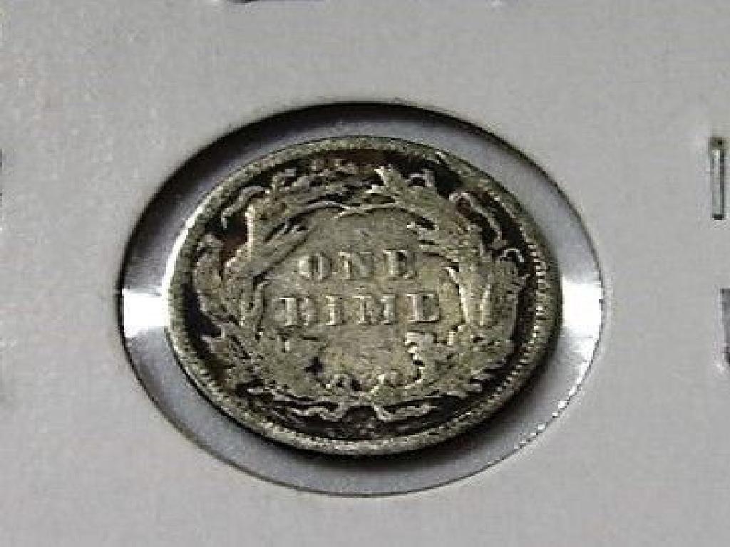 1890 Seated Liberty Dime