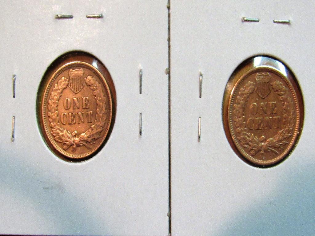 1899, 1898 Indian Cents