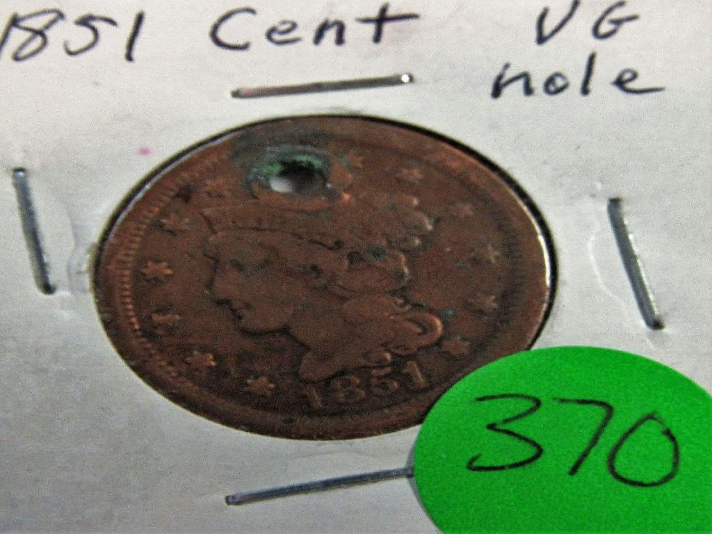 1851 Large Cent