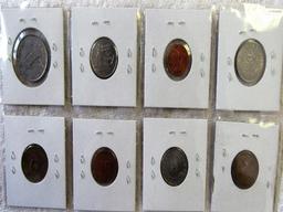 8 Foreign Coins