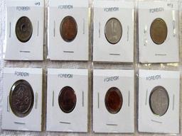 8 Foreign Coins