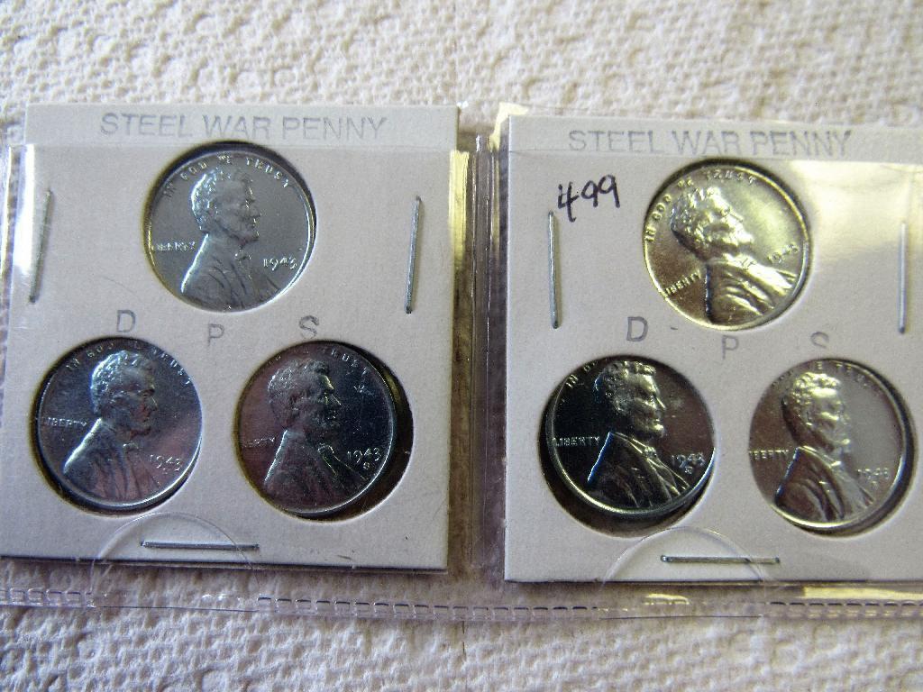 6 Steel War Cents