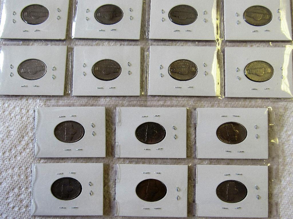 14 Jefferson Nickels