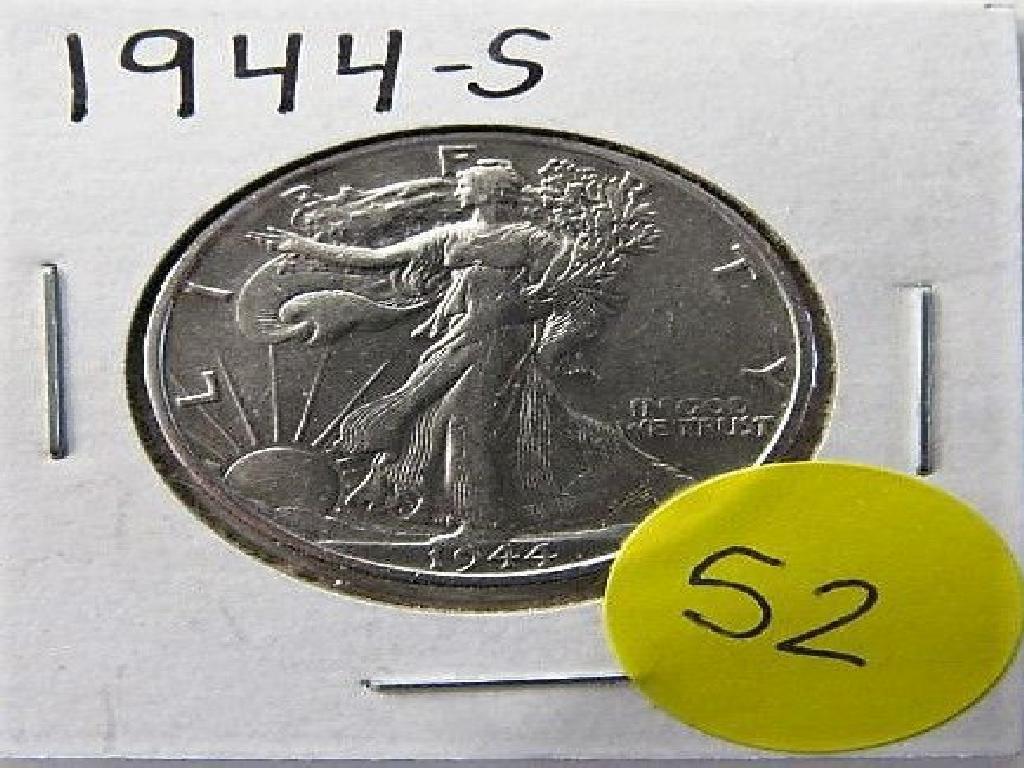 1944 S Walking Liberty Half Dollar