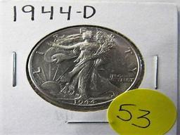 1944 D Walking Liberty Half Dollar