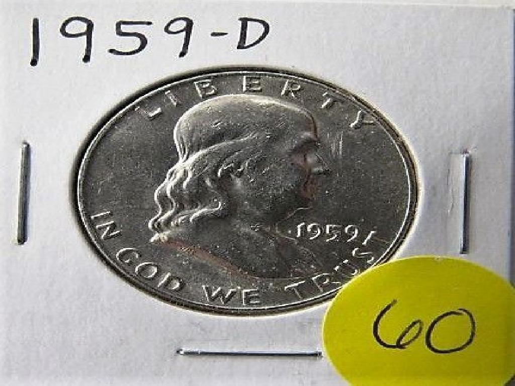 1959-D Franklin Half Dollar