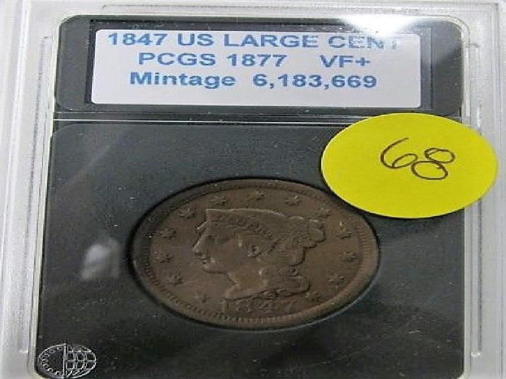 1847 Large Cent