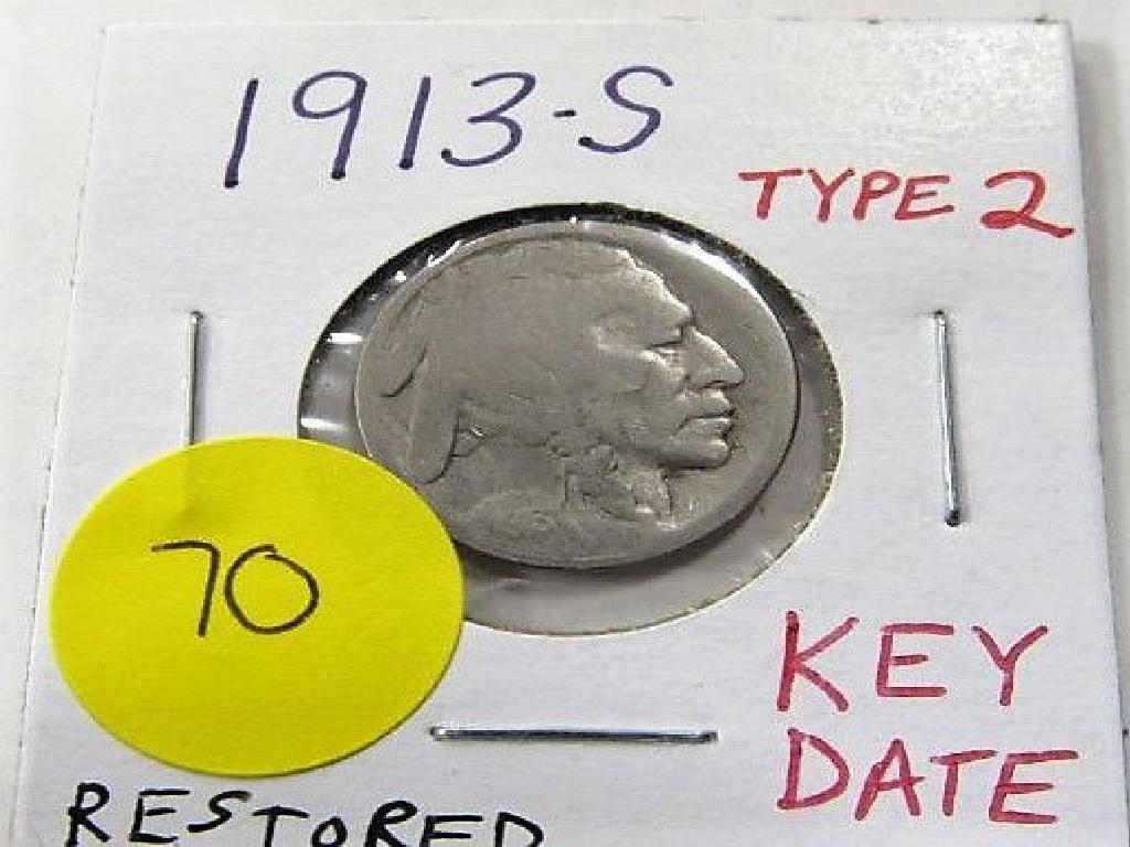 1913-S Type 2 Buffalo Nickel