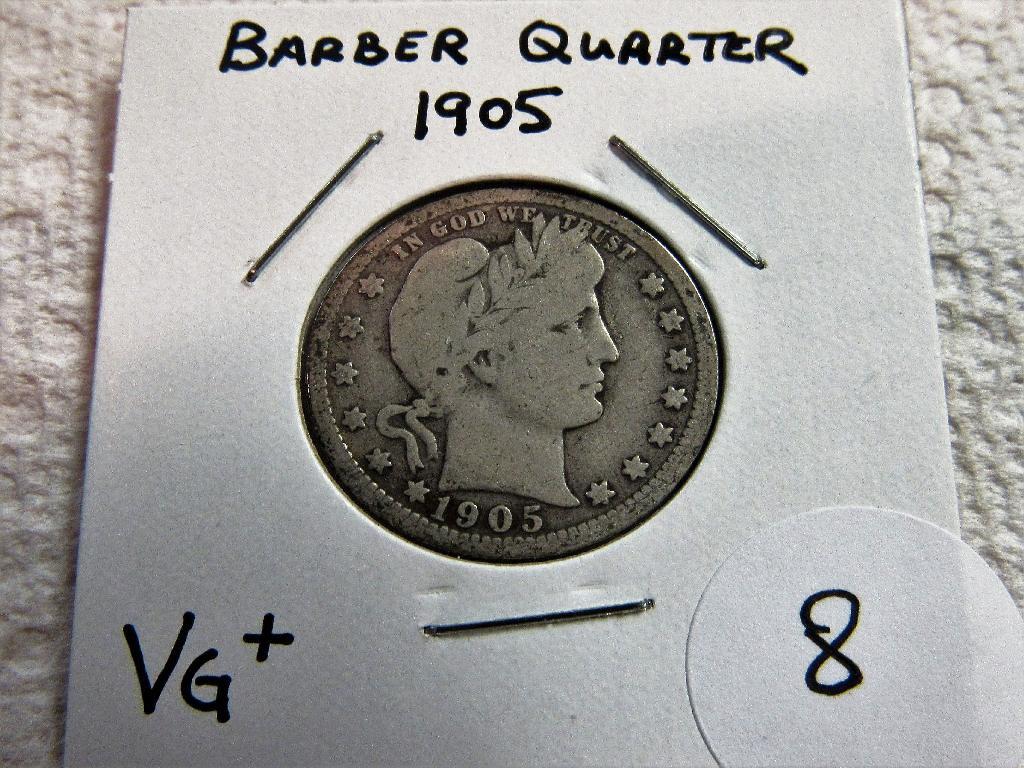 1905 Barber Quarter