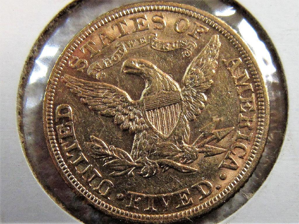 1880 $5 Liberty Gold Piece