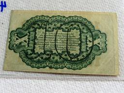 1863 25 Cent Fractional Currency Note