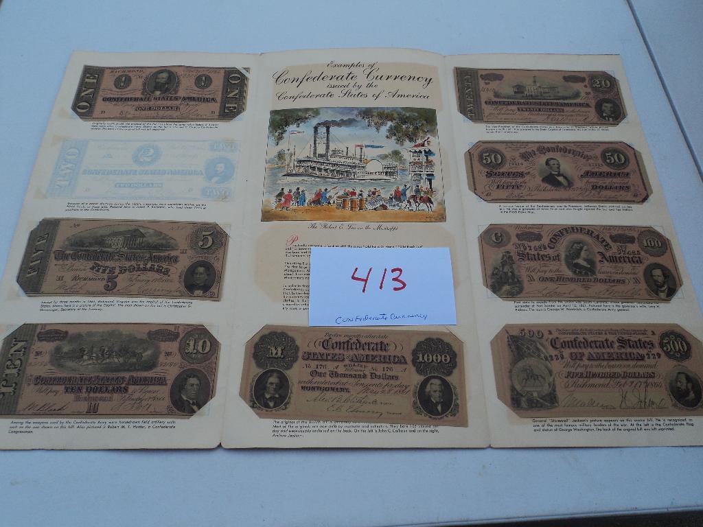 Album of Reproduction Confederate Currency