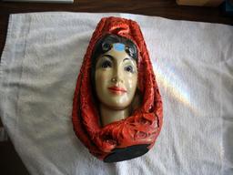 1966 Lady Head Figurine