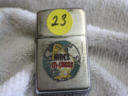 Ames In-Cross Zippo Lighter