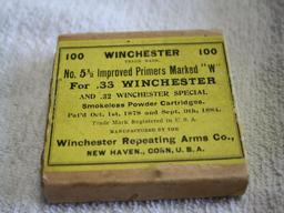 Antique Winchester Primers, unopened