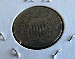 1868 Shield Nickel