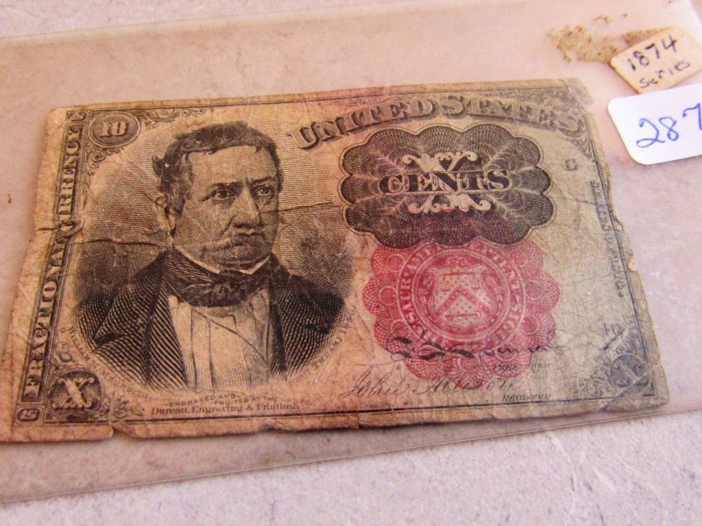 1874 Series 10 Cent Fractional Note