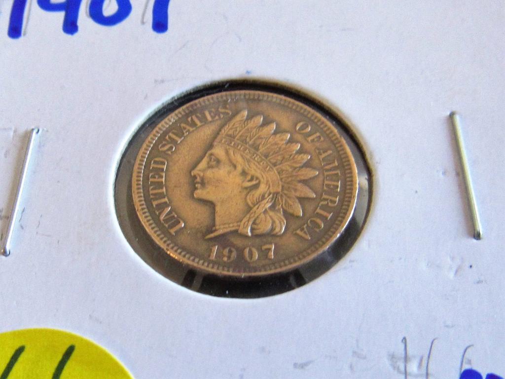 1907 Indian Head Penny