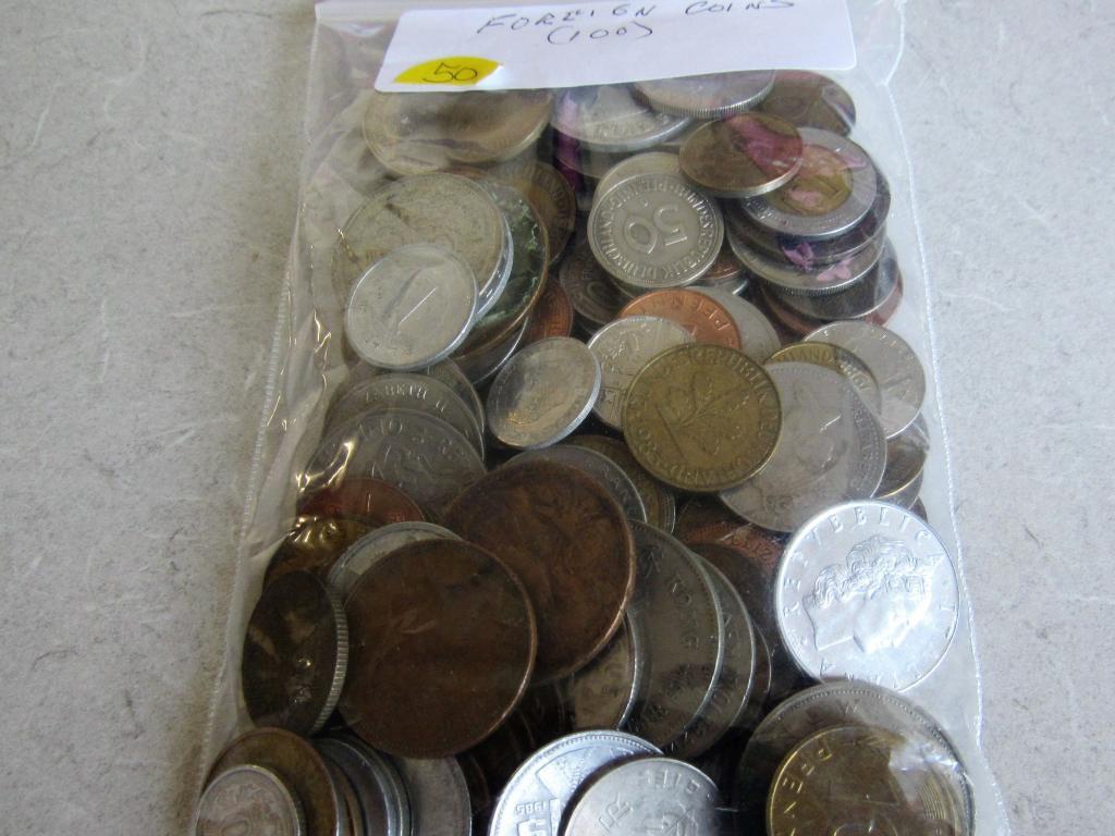 100 Foreign Coins