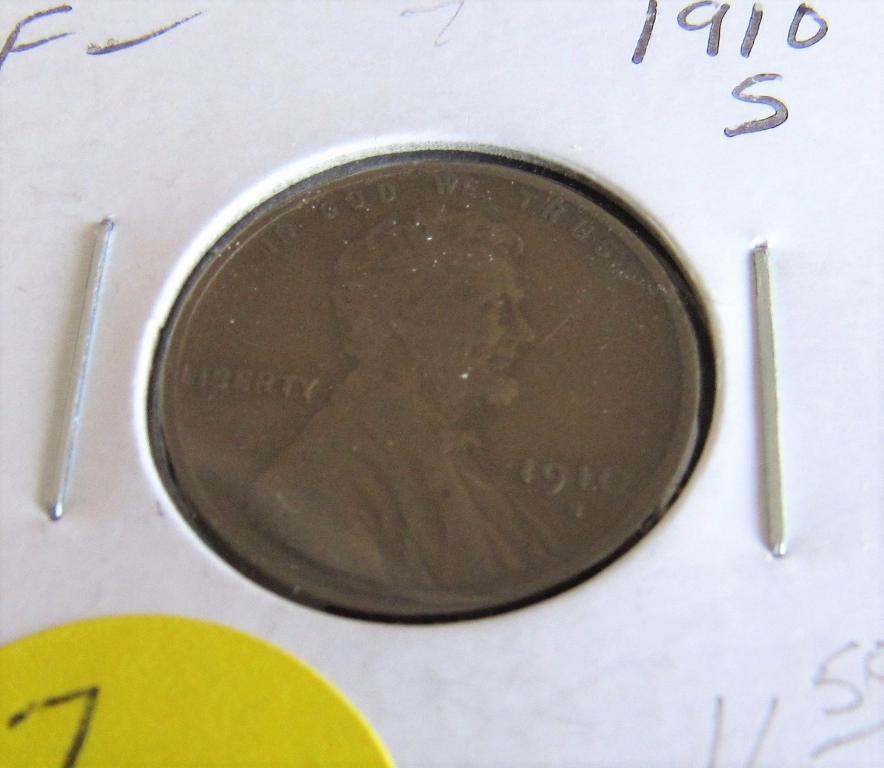 1910-S Lincoln Cent