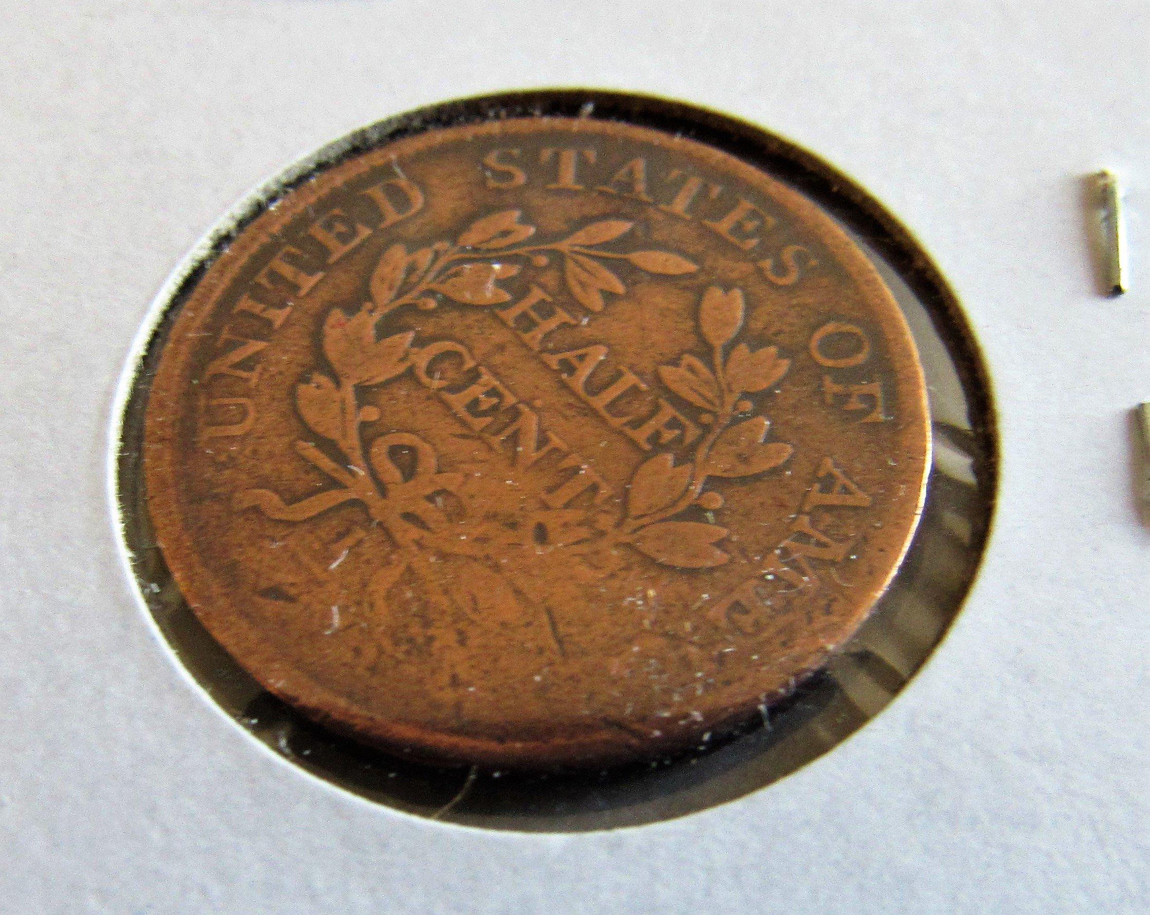 1806 DRAPED BUST HALF CENT