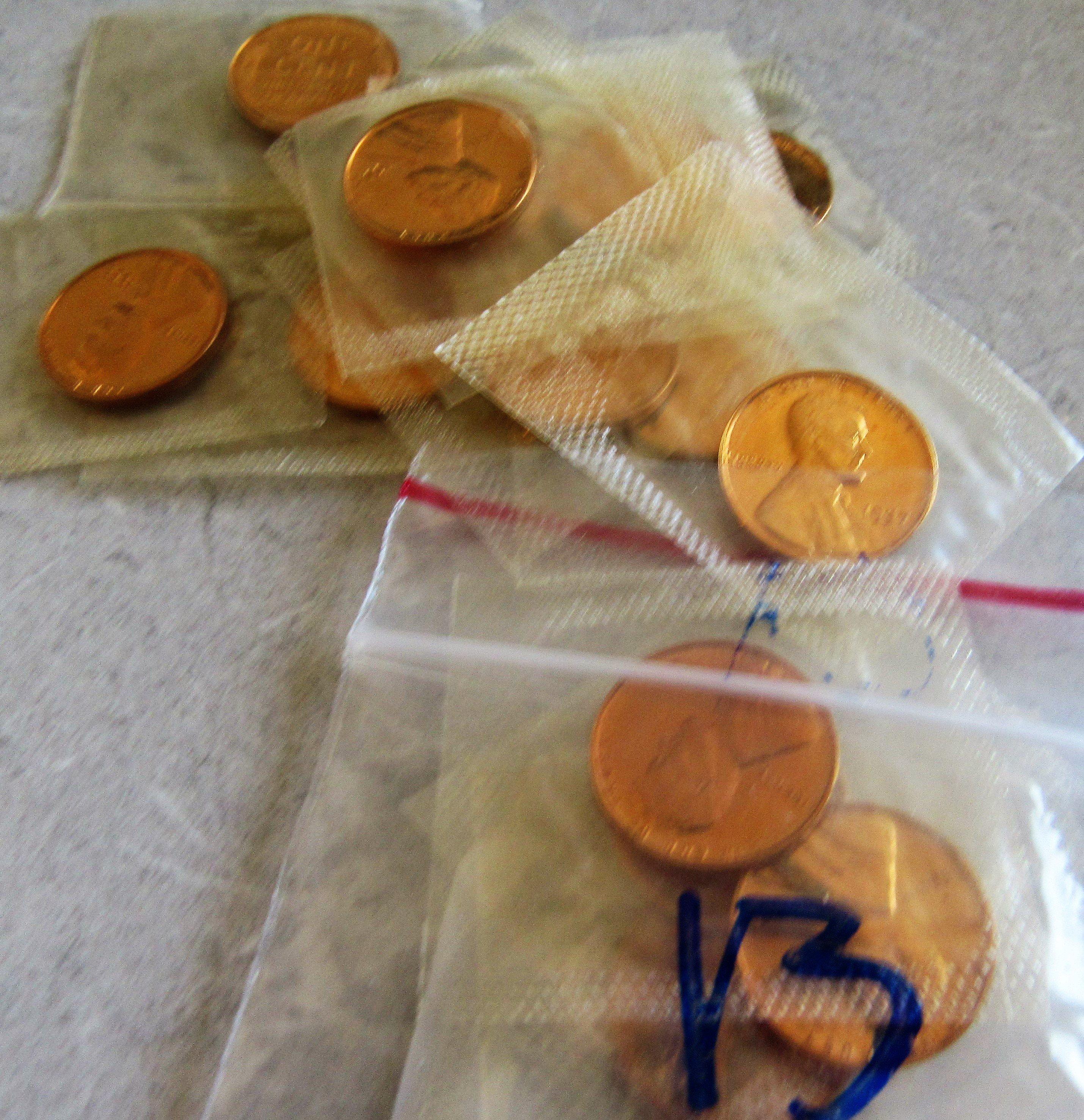 15 PROOF WHEAT PENNIES IN ORIGINAL CELLOPHANE FROM PROOF SETS