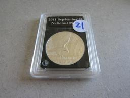 2011-W PROOF ULTRA CAMEO SEPTEMBER 11TH PROOF SILVER DOLLAR IN HOLDER