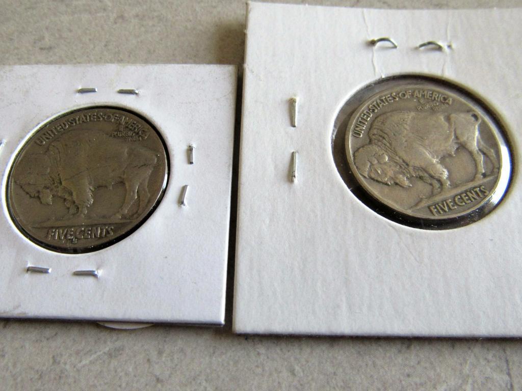 1931-S, 1936 Buffalo Nickels