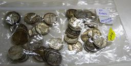 Bag of 50 Mercury Dimes