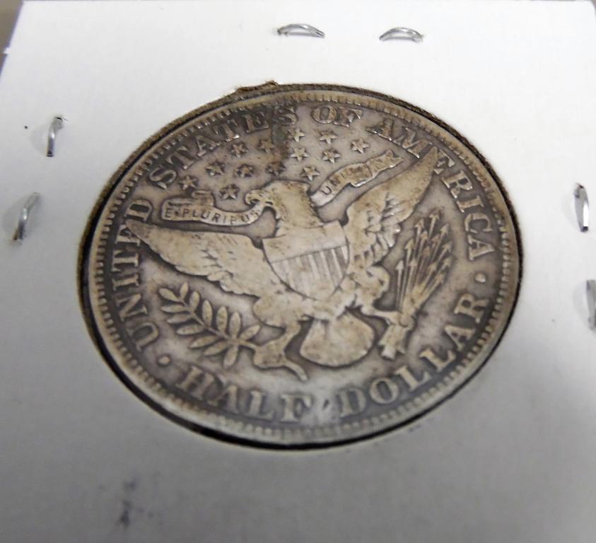 1908 BARBER HALF DOLLAR