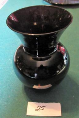 Black Amethyst Vase