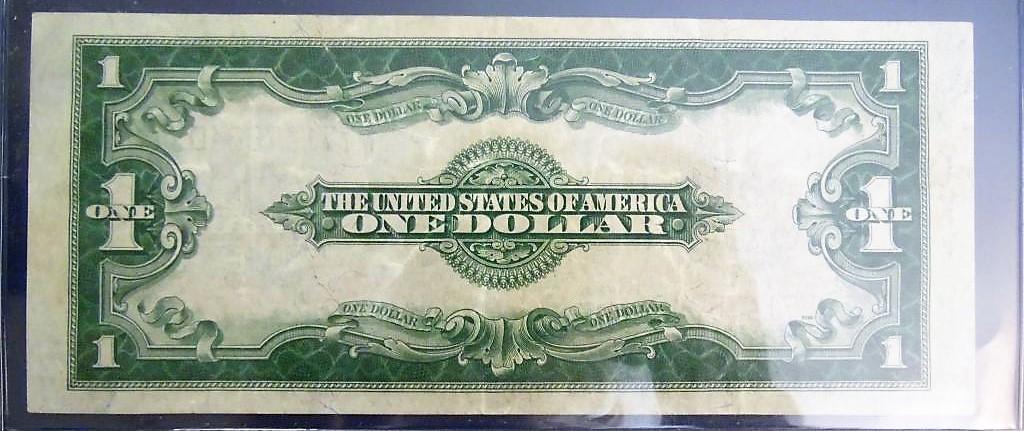 1923 One dollar silver certificate large note